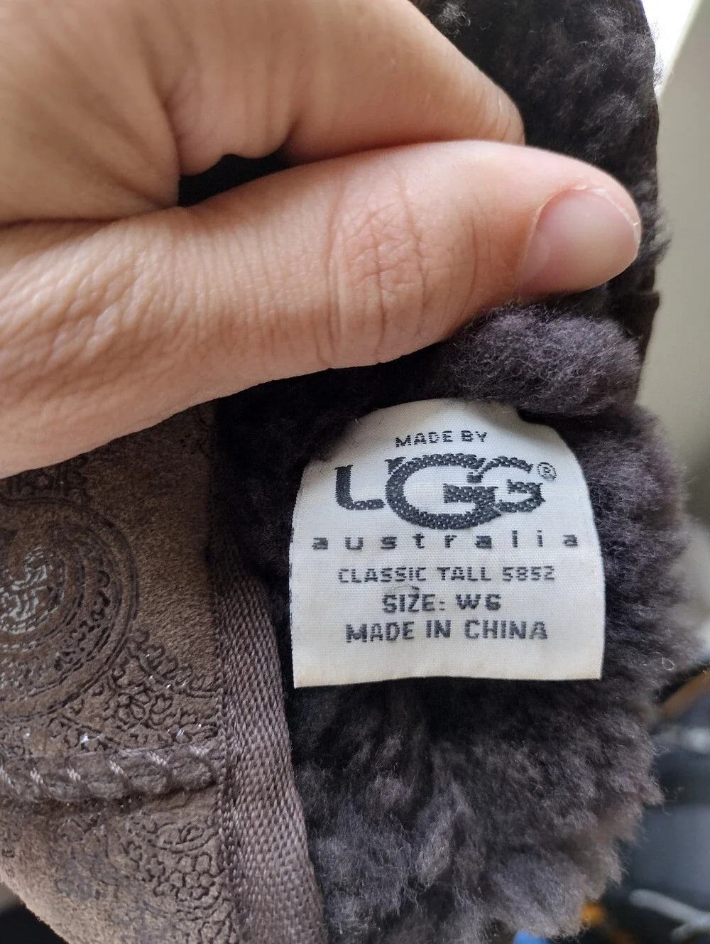 UGG Australia Women's Tall Baroque Embossed Paisley Boots, Brown, Size 6